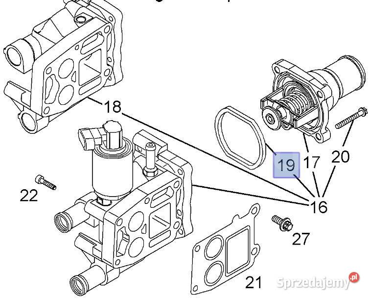 Uszczelka termostatu OPEL Astra H Corsa D Zafira Białobrzegi