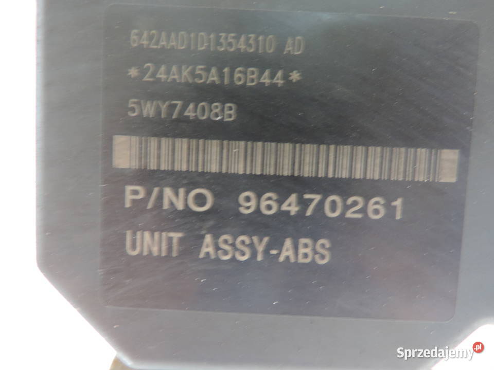 Pompa ABS 96470261 Aveo Kalos 12 B Nowy Sącz