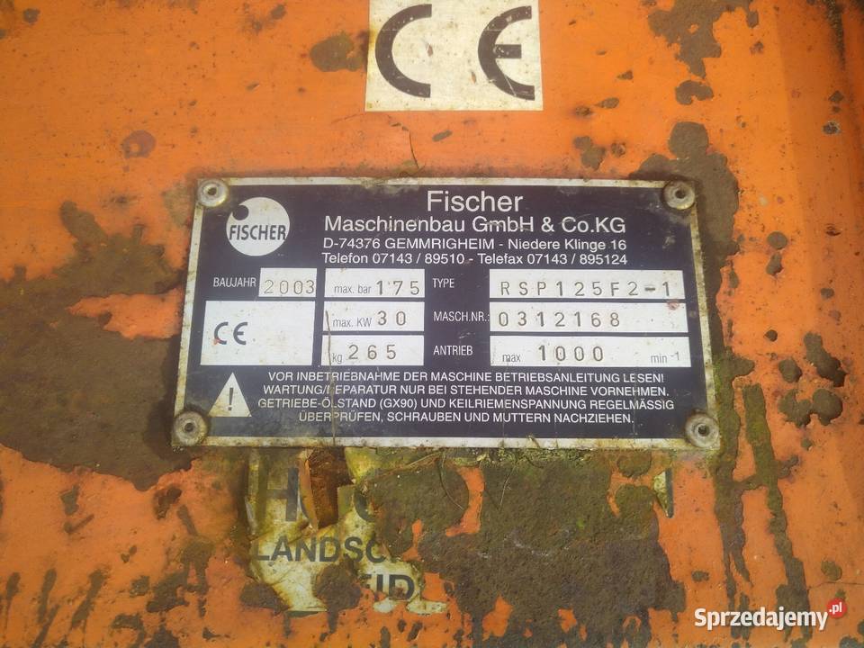 Kosiarka bijakowa Fischer 125