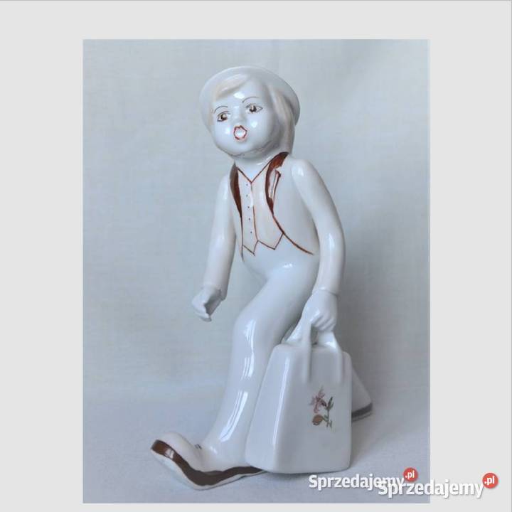 Chłopiec z walizką art deco Alba Iulia Rumunia mazowieckie Warszawa