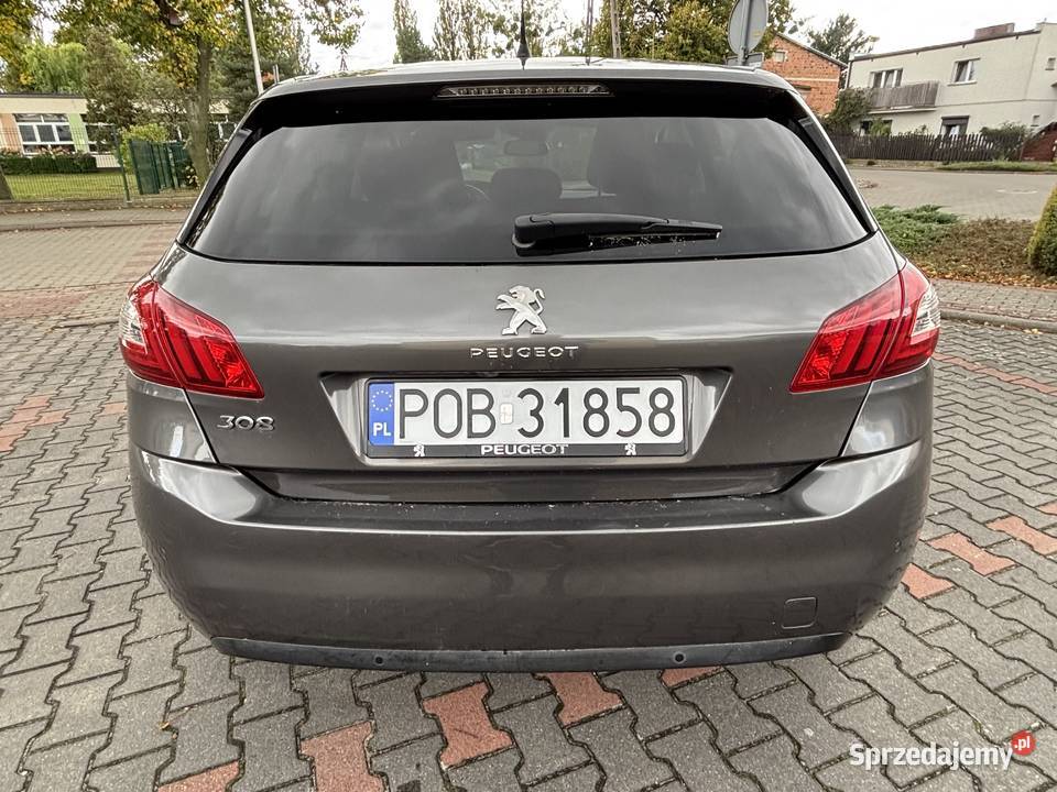 Peugeot 308 12 turbo pierwszy właść Navi Alu manualna 308 Ryczywół