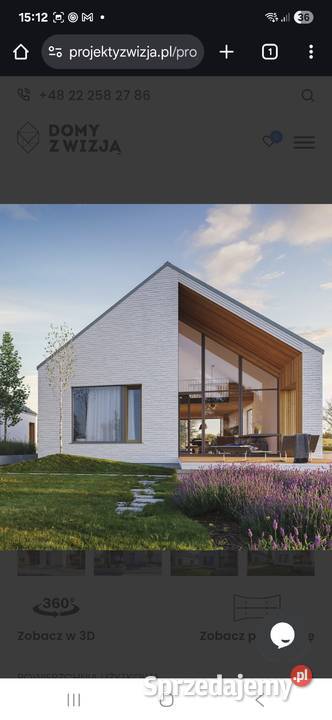 Zimna Woda działka 1364 arów projekt domu gotowy