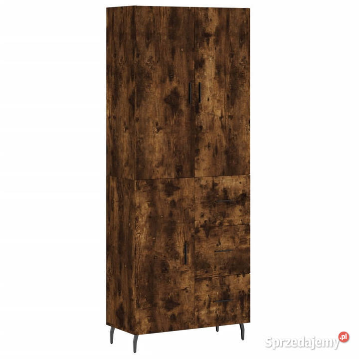 Witrynka przydymiony dąb 695x34x180 materiał Warszawa