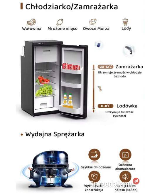 Lodówka turystyczna 90L STANDHEIZ 12V