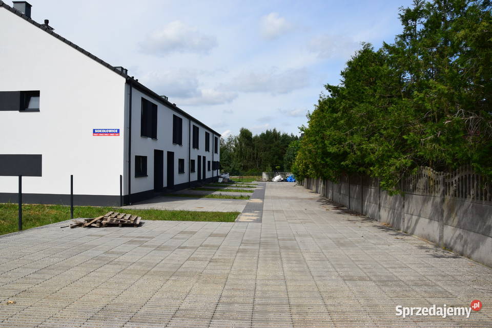 Nowoczesne szeregówki Sokołowice k 6241zł/m2 Sprzedaż sprzedam