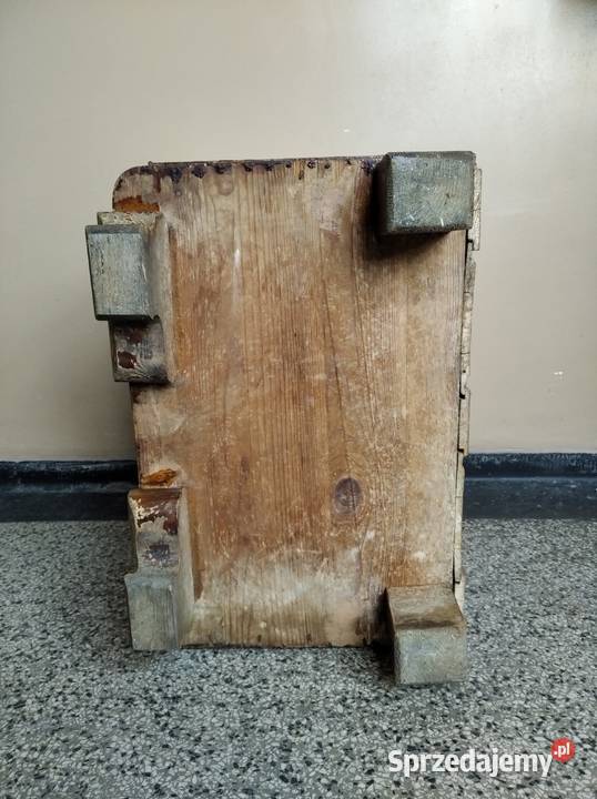 OKAZJA Szafka Nocna Stolik Nocny Drewniana PRL Z Szafy, regały, półki śląskie Zabrze