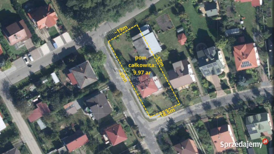 Dom z dużym garażem lesie 1000m2 Domy Tomaszów Lubelski sprzedam
