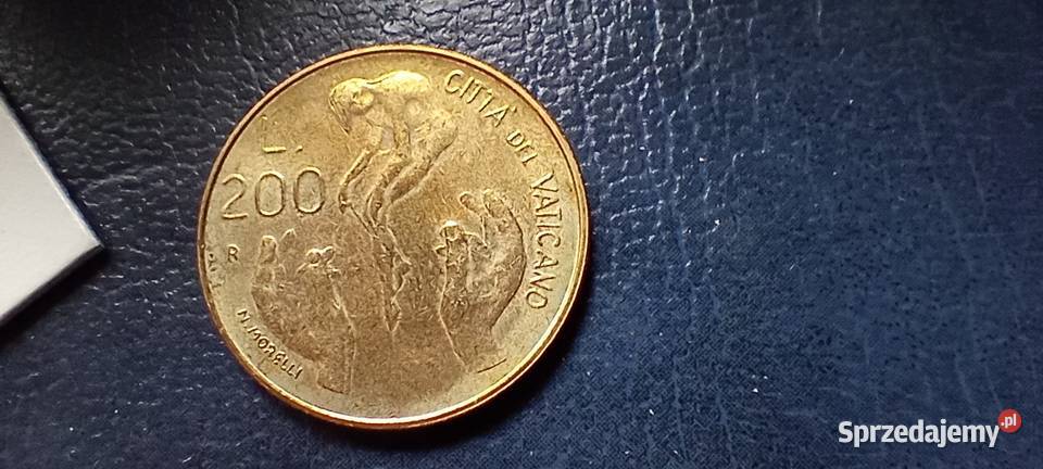 Stare monety 200 lir 1983 Watykan Lesko