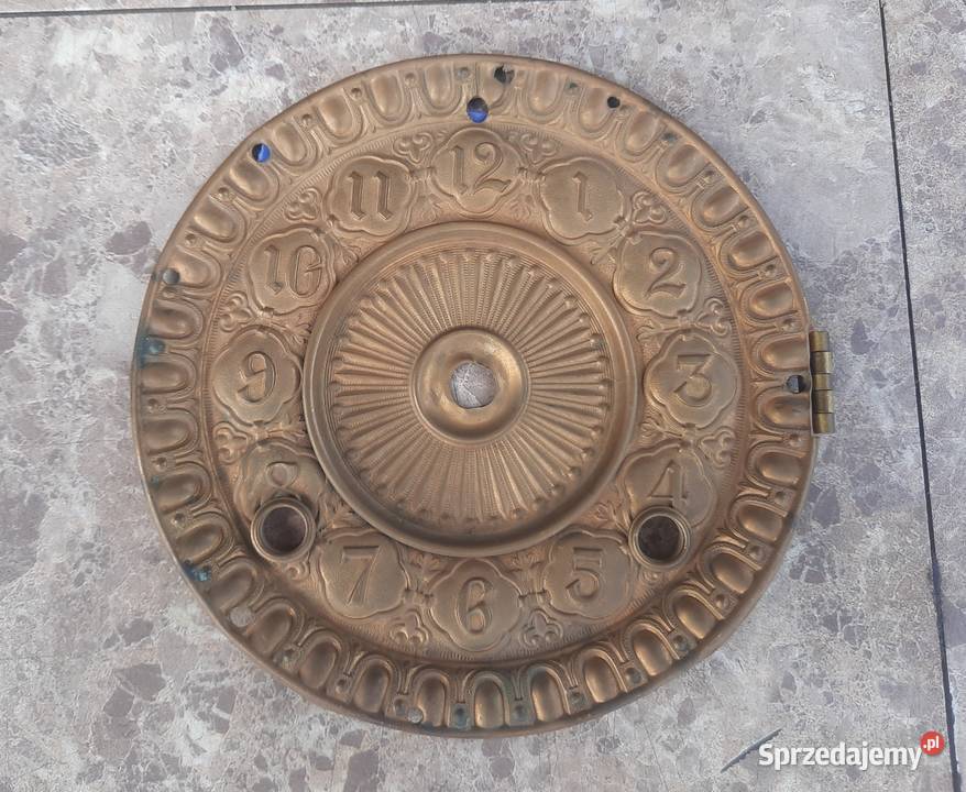 144 Tarcza zegara zdobiona tłoczona 125 6944 Tczew