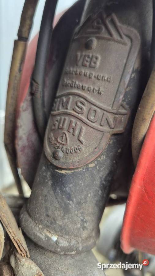 Simson sr1 zarejestrowany łańcuch sprzedam