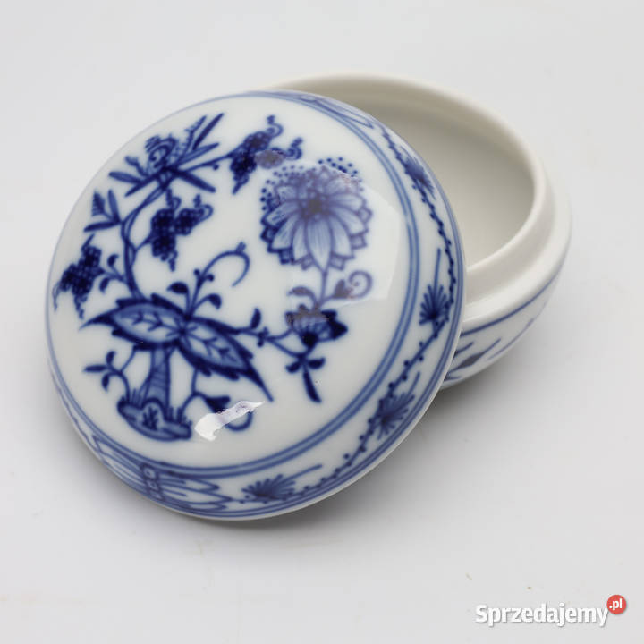 ARTexpert Miśnia meissen puzderko wzór cebulowy Porcelana i szkło Dobrzany