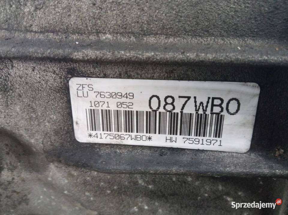 SKRZYNIA BIEGÓW AUTOMATYCZNA REDUKTOR 7630949 osobowe