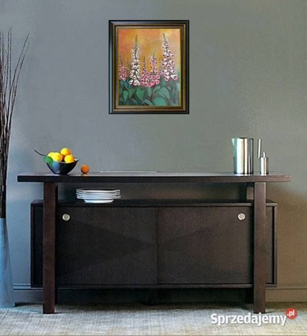 Obraz olejny Naparstnice Lublin