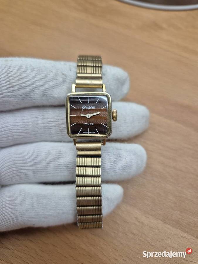 Glashutte mechaniczny damski zegarek DDR śląskie Chorzów