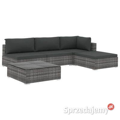 vidaXL 5cz zestaw wypoczynkowy do ogrodu