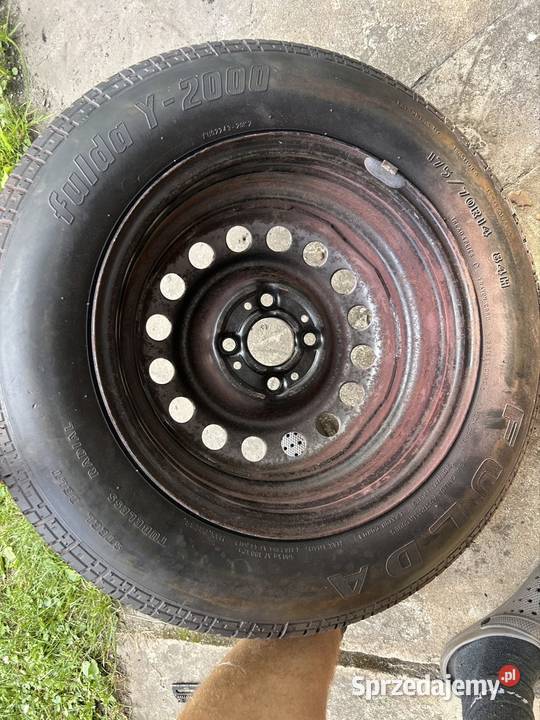 Bmw e30 Koło zapasowe zapas 4x100 14 oryginał Ogrodzieniec