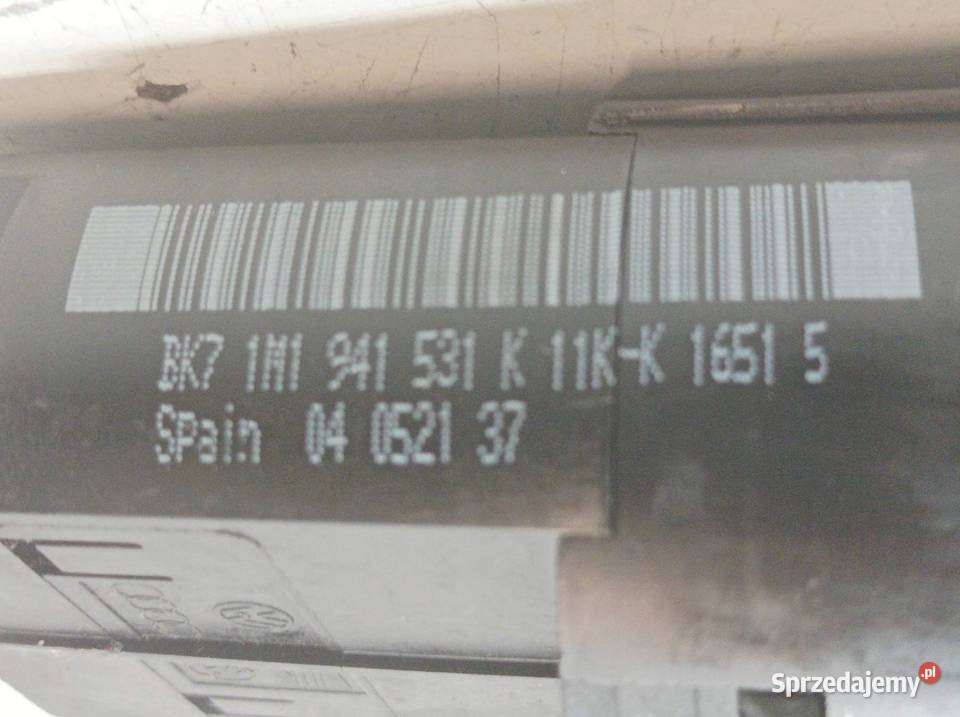 PRZEŁĄCZNIK ŚWIATEŁ 1M1941531K Seat Leon I Rok produkcji 2001