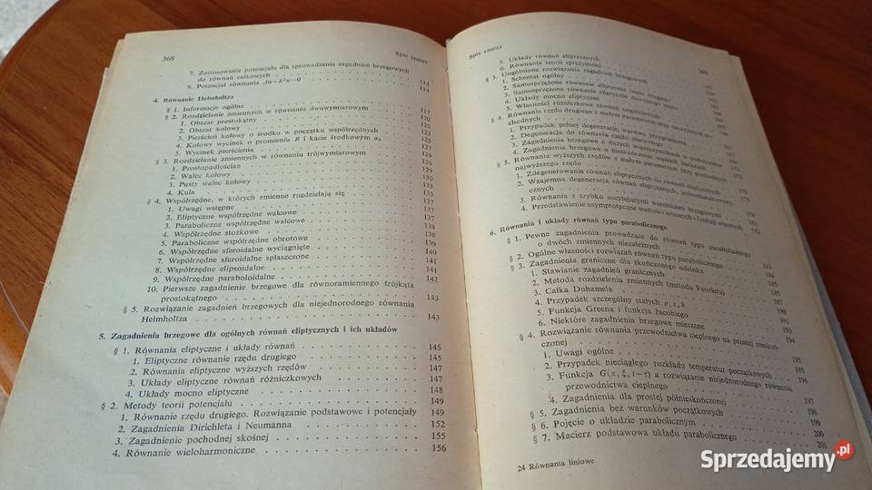 Równania liniowe fizyki matematycznej Babicz Podręczniki Gdańsk