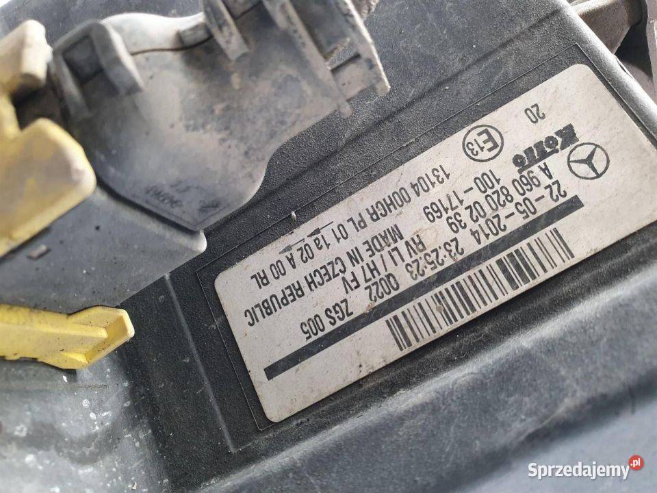 LAMPA LEWA PRZÓD MERCEDES ACTROS 1945 osobowe Lipno
