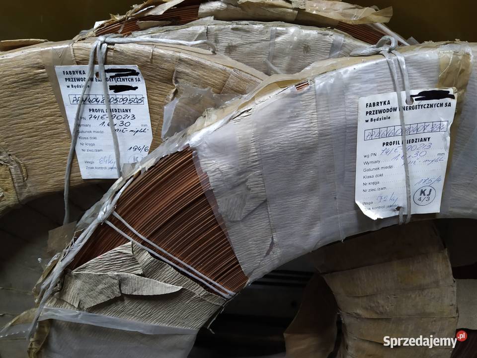 DNpm płaskownik miedziany drut prostokątny mazowieckie Szydłowiec