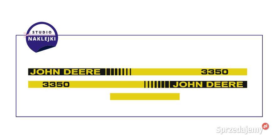 Naklejki na maskę Traktor Ciagnik John Deere Miechów
