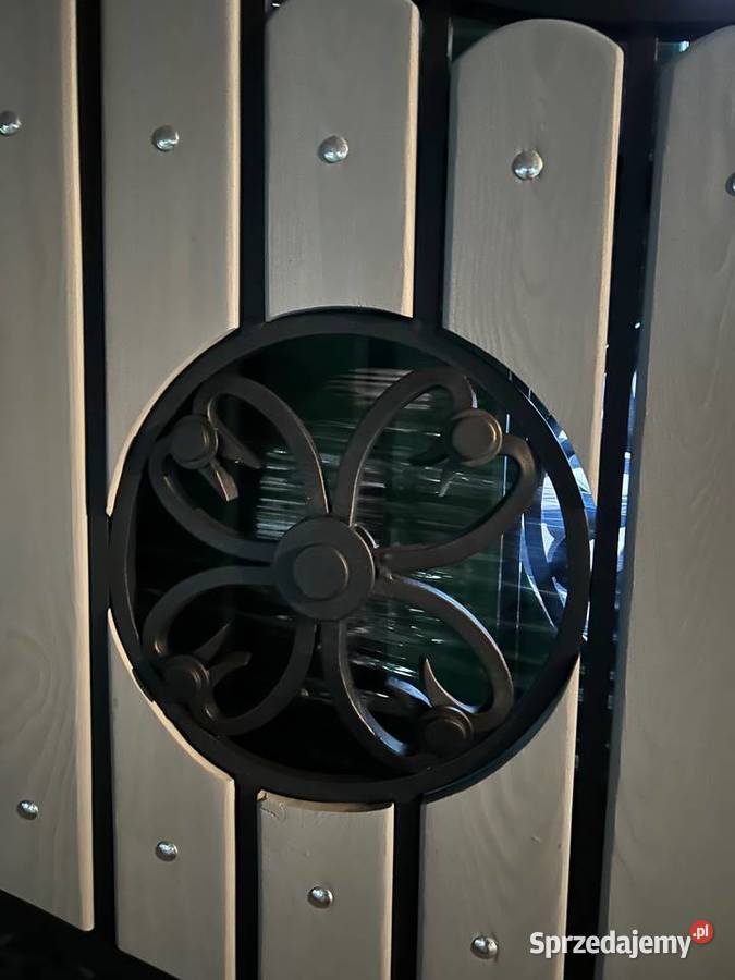 Brama Wjazdowa Dwuskrzydłowa Kuta Pręt Pełny Ruda