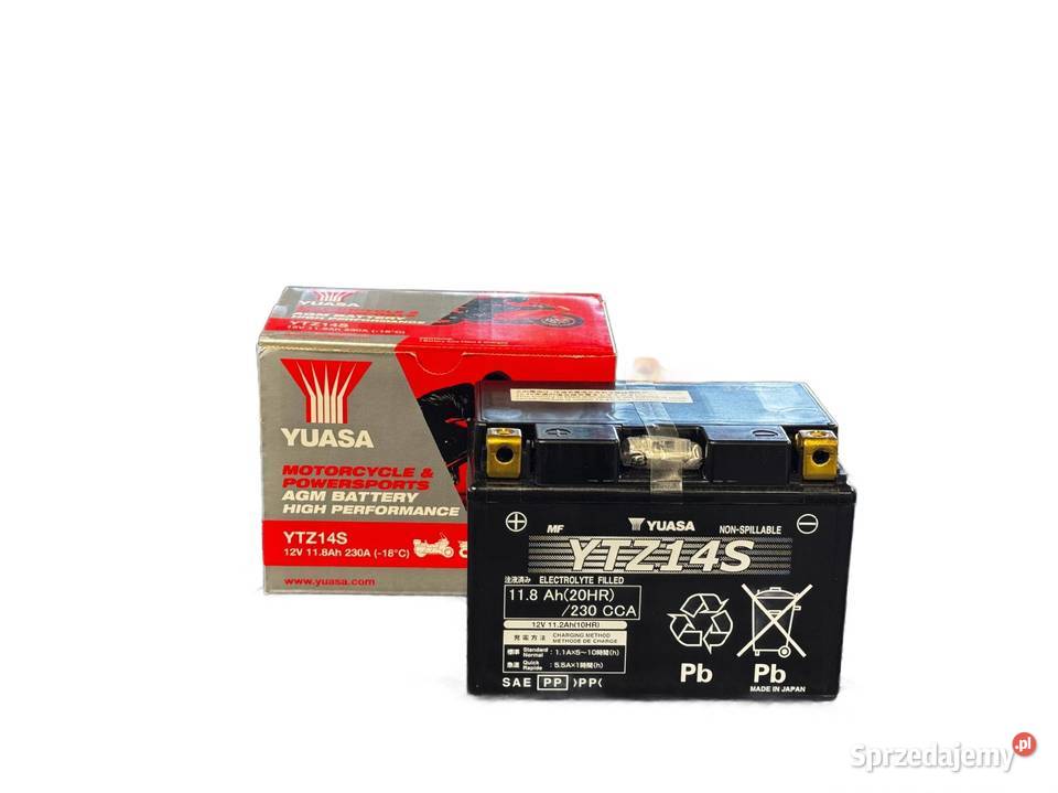 Akumulator YUASA 12V 118 Ah 130A P YTZ14S dolnośląskie Jelcz-Laskowice