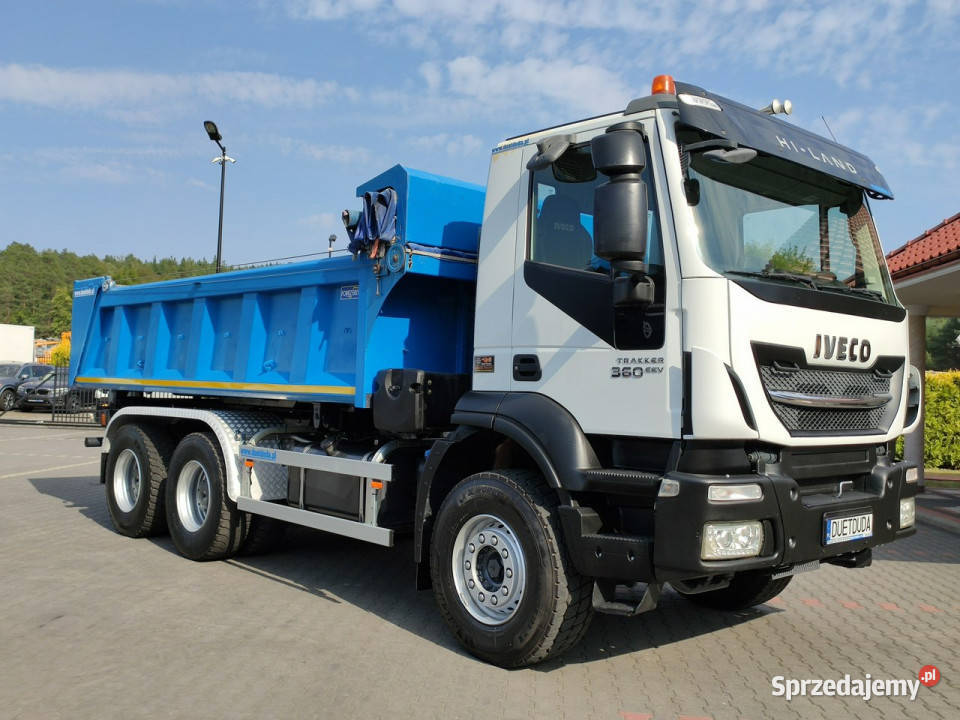 Iveco Trakker 360 EEV Manual 6x4 Wywrot 3stronny elektryczne szyby Widełki