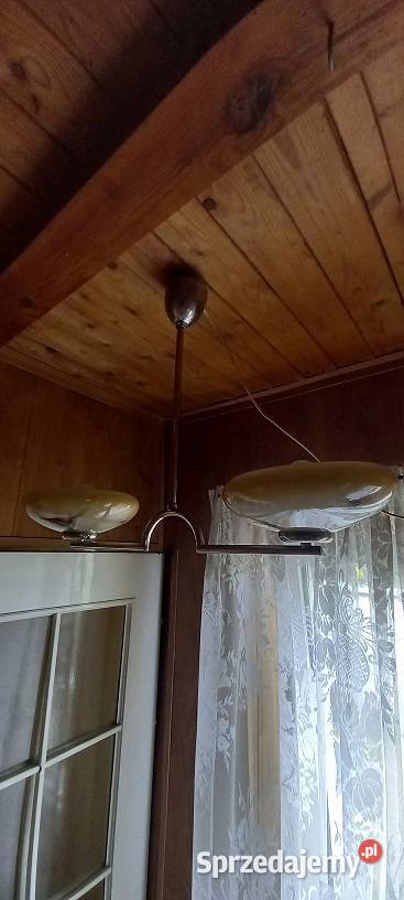 Dwuramienny żyrandol w stylu Art Deco 2 Wysyłka Skierniewice