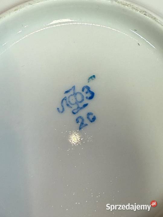 Zestaw 6 filizanek Lomonosow kobalt Kielce