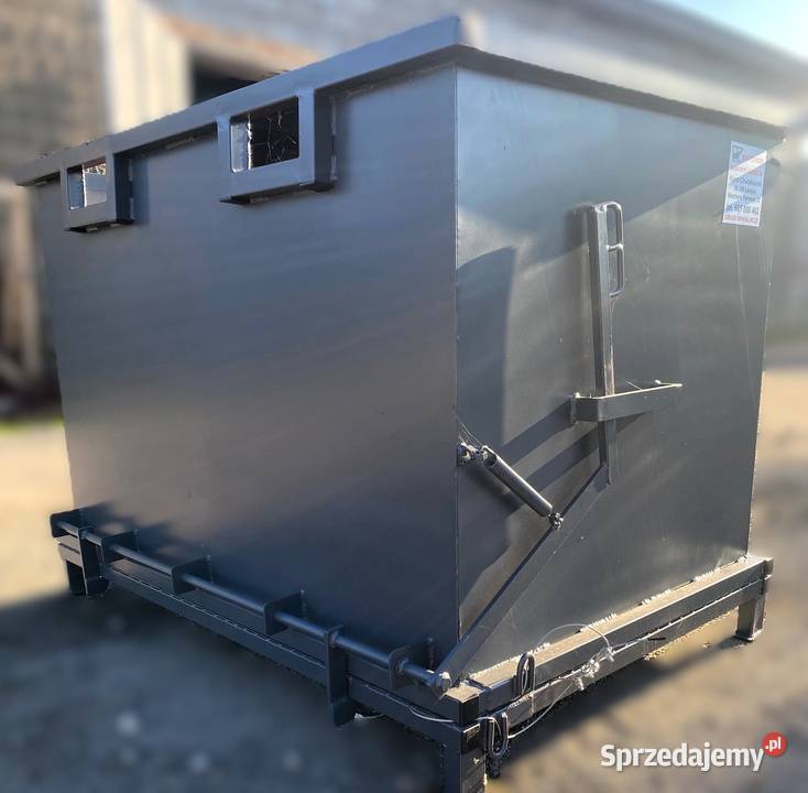 Kontener z otwieranym dnem 15 m3 kontener łódzkie Niedrzew Pierwszy