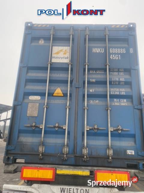 Kontener morski używany 40 HC 12 metrowy małopolskie Tarnów