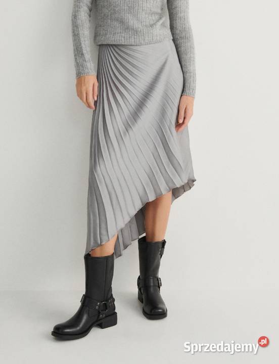 RESERVED LiniaPREMiUM nowe buty biker SkÓRZANE Leszno