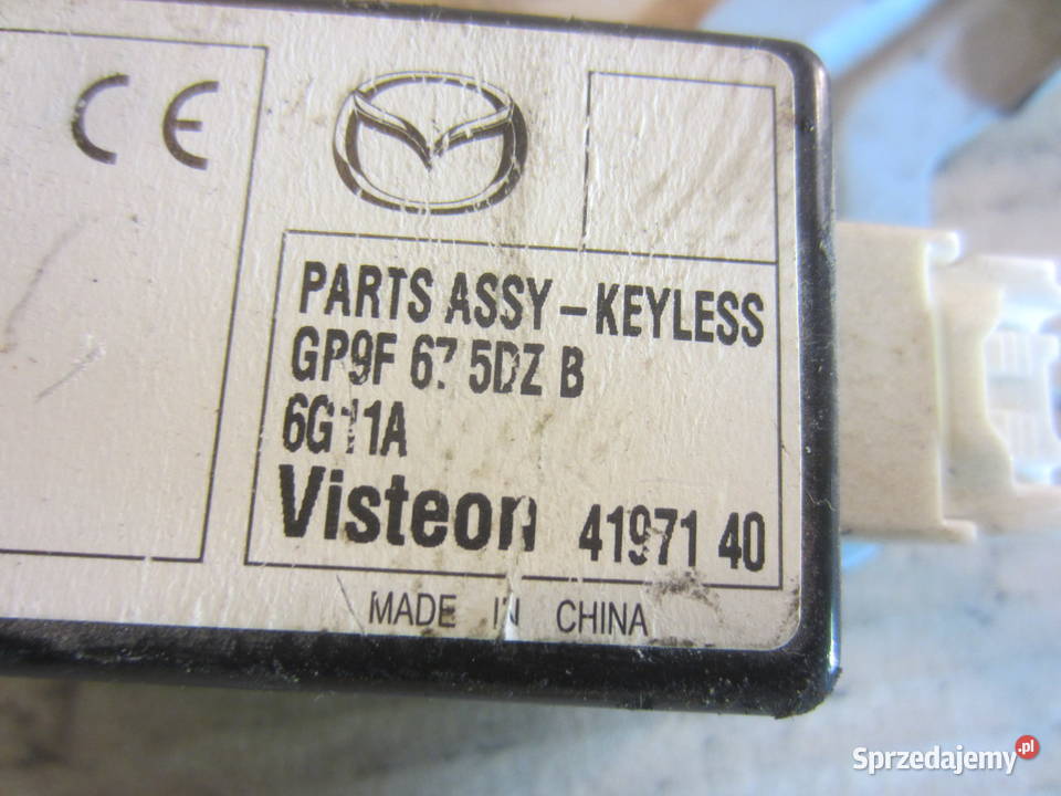 moduł zamka centralnego keyless go mazda 6 gg gy osobowe Szczecin
