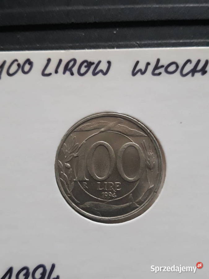 100 Lirów Włochy 1994 r wielkopolskie Konin