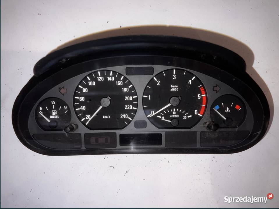 Licznik zegar BMW 3 E46 Diesel Pozostałe Ostrów Wielkopolski