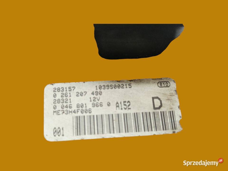 STEROWNIK SILNIKA 0261207490 Fiat Siena Siena I
