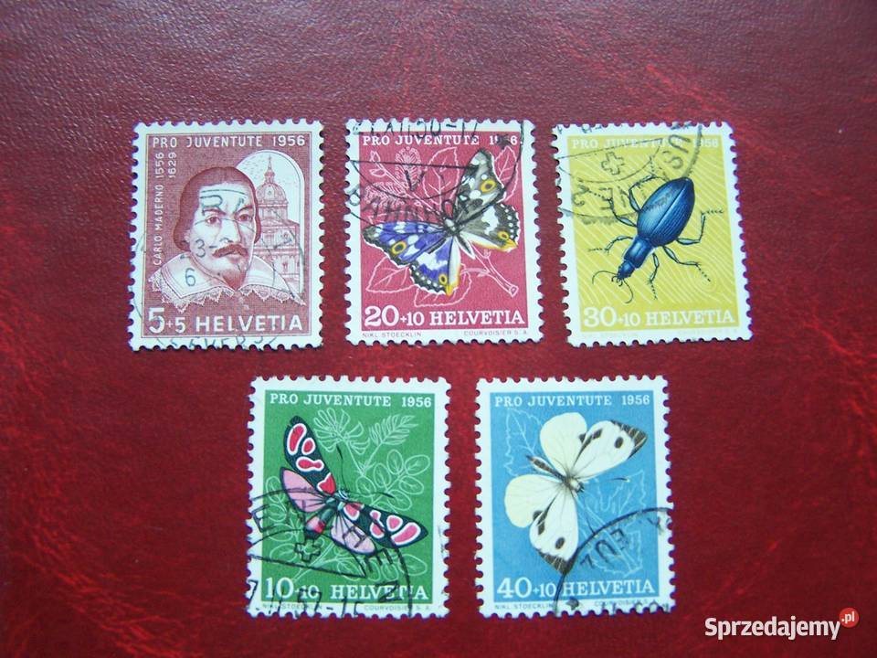 Szwajcaria Kasowane 1956 Mi 63236 Fauna Owady śląskie Tychy