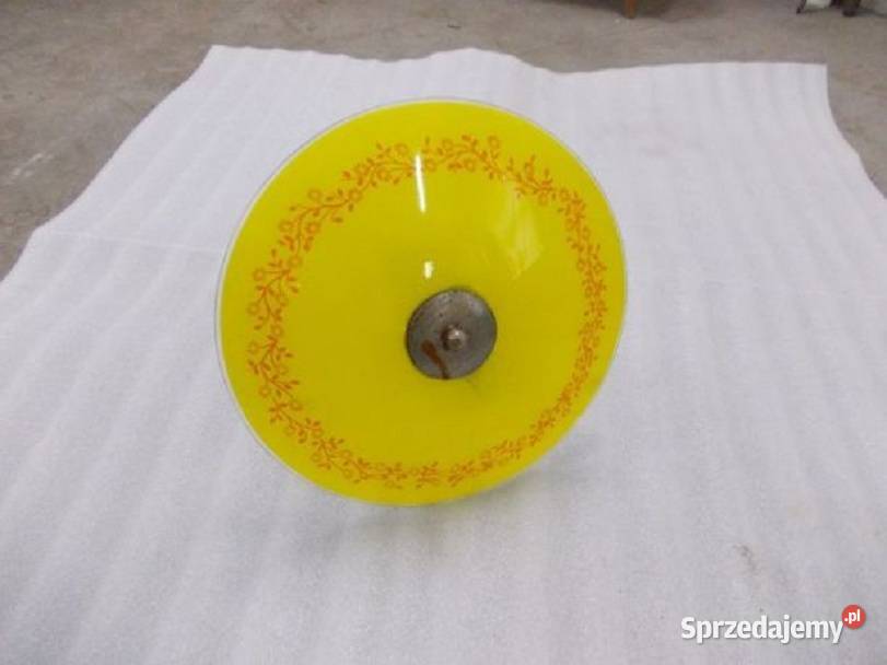 Stara wisząca lampa PRL Bielsko-Biała