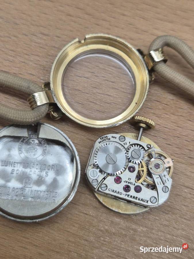 Damski zegarek vintage Girard Perregaux Au 20 Chorzów
