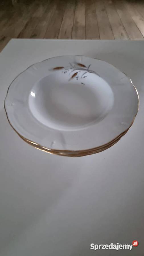 Talerze Głębokie Obiadowe Porcelana Francuska Ceramika i szkło Wola Podłężna