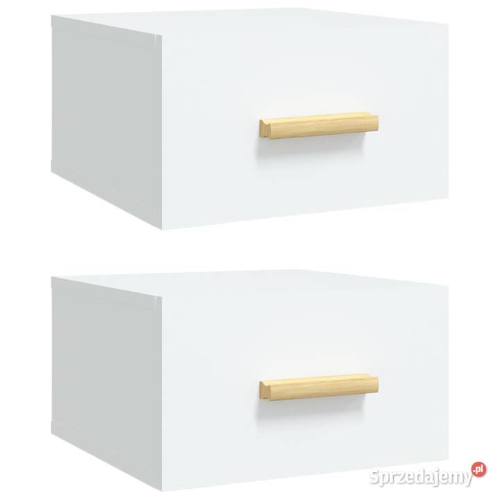vidaXL Wiszące szafki nocne 2 białe 35x35x20 Warszawa