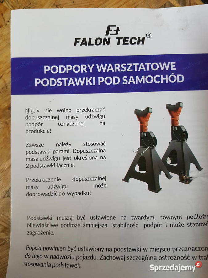 KOBYŁKI 3T 2 PODSTAWKI PODPORY Z BLOKADĄ GUMĄ Głogowa