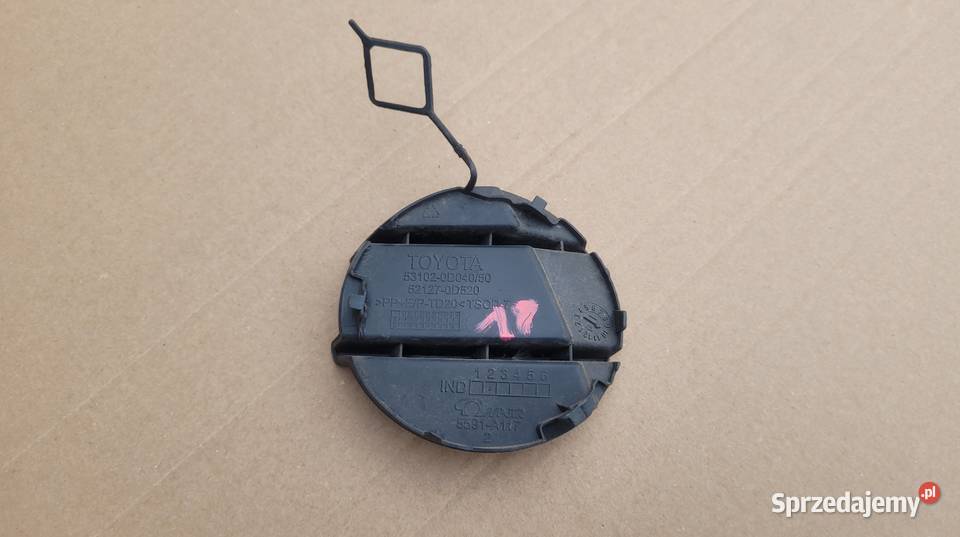 TOYOTA YARIS III LIFT 1417 ZAŚLEPKA HAKA ZDERZAK osobowe Ruda Śląska