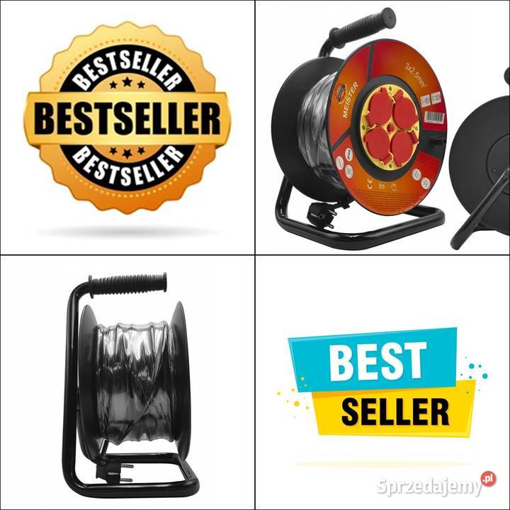 Przedłużacz na metalowym bębnie 50 m Szczecin sprzedam