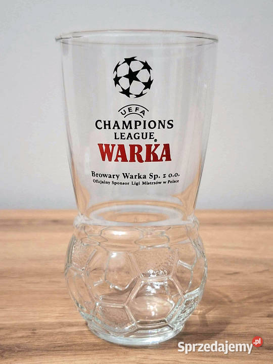 szklanka pokal Warka UEFA Champions League 03l Krosno