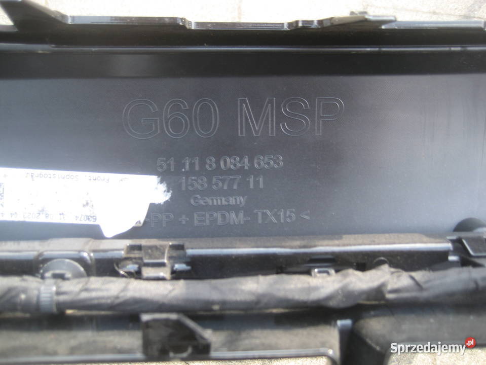 bmw 5 g60 g61 m pakiet 2325r zderzak przedni Rakoniewice