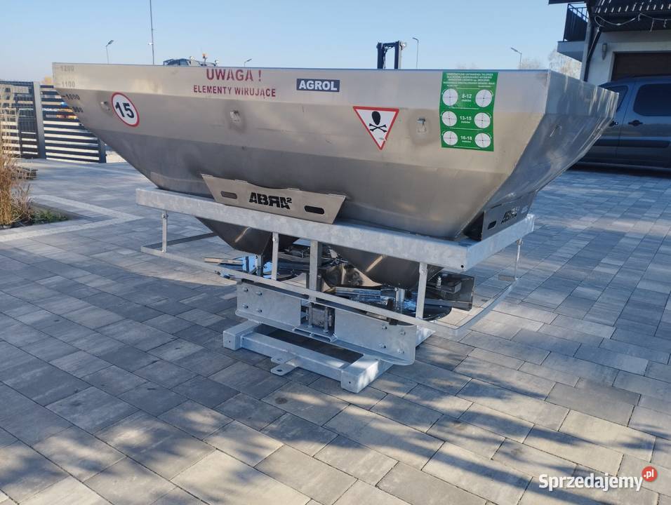 Rozsiewacz nawozów Maxi Abra 1200 l dwutarczowy nieuszkodzony Rolnictwo Sandomierz