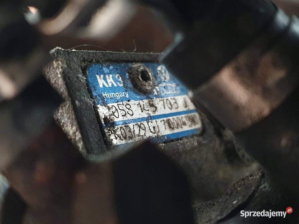 SILNIK KOMPLETNY Audi A4 B6 B7 18 T TURBO 163 Rudka