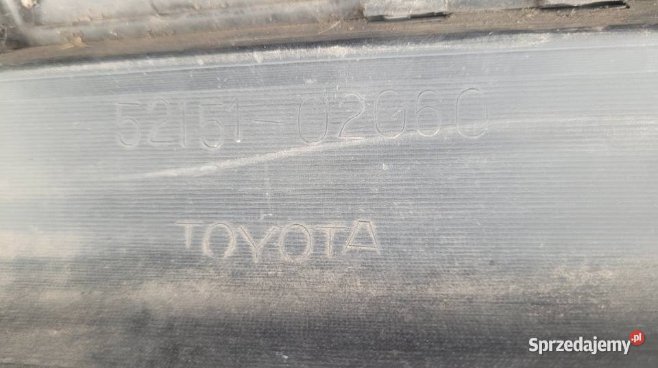 TOYOTA AURIS II SPOILER DOKLADKA ZDERZAKA TYŁ Karoseria Ruda Śląska